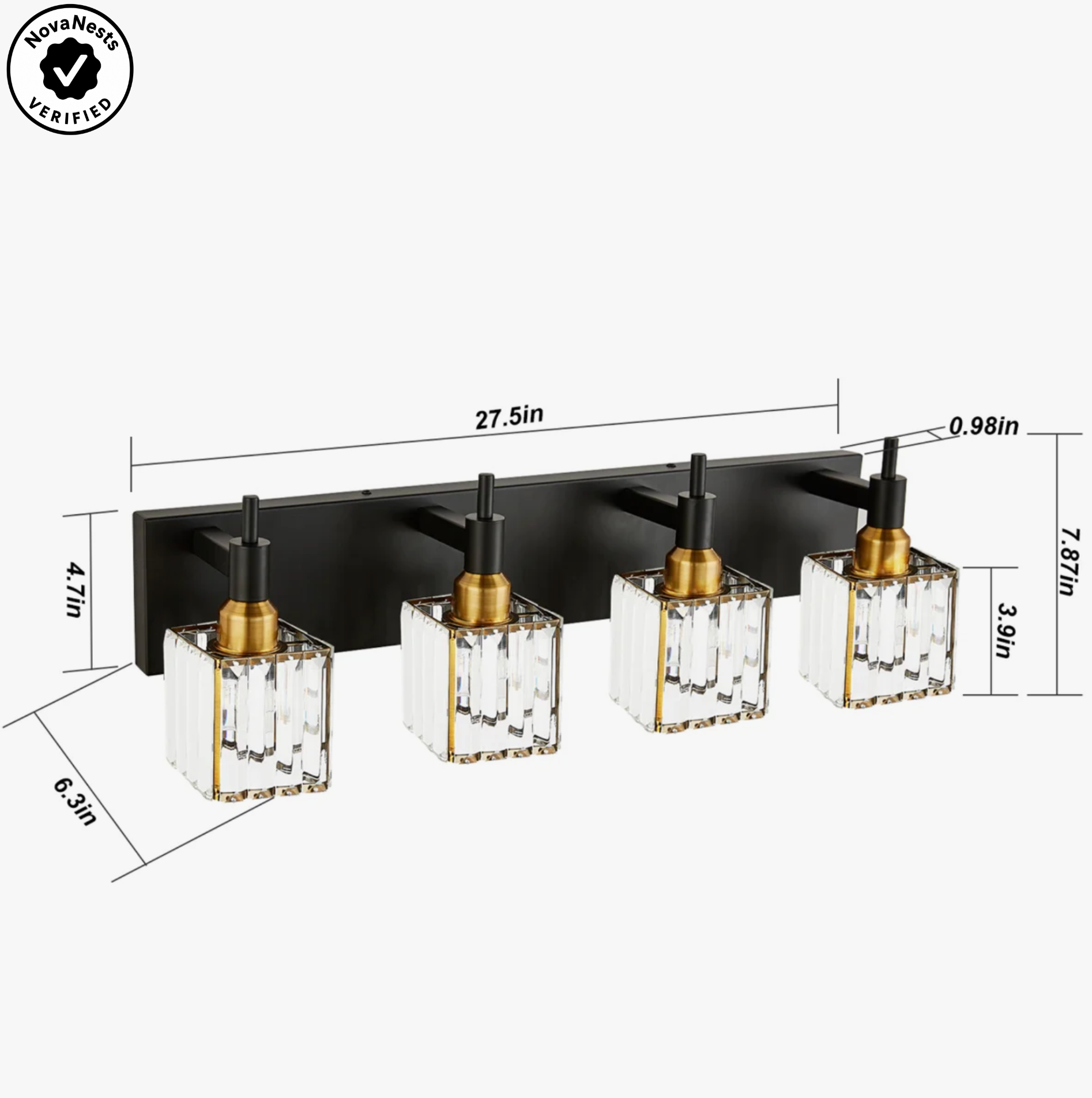 LED Dimmable Vanity Light