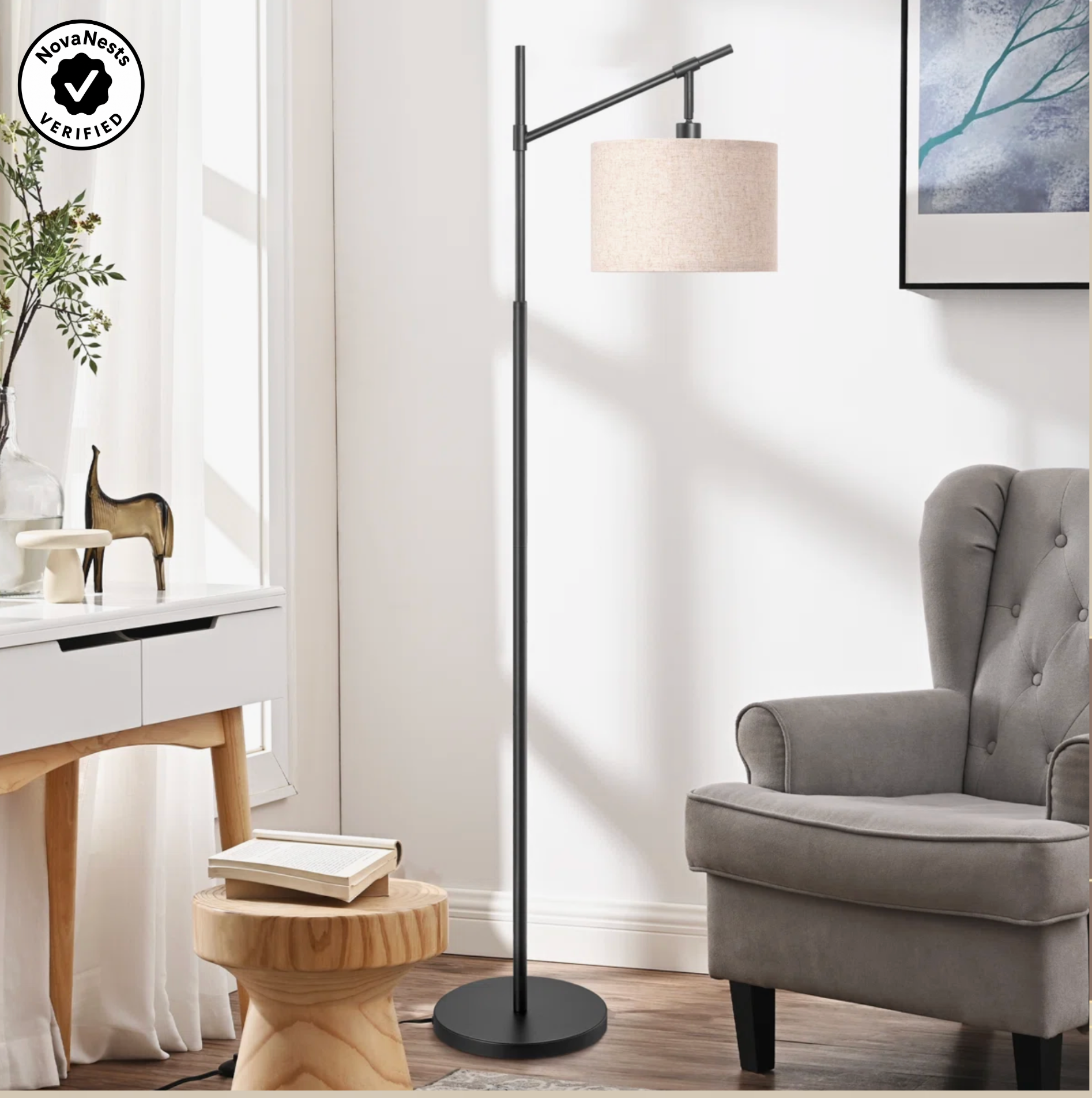 63.8 in Arched Floor Lamp