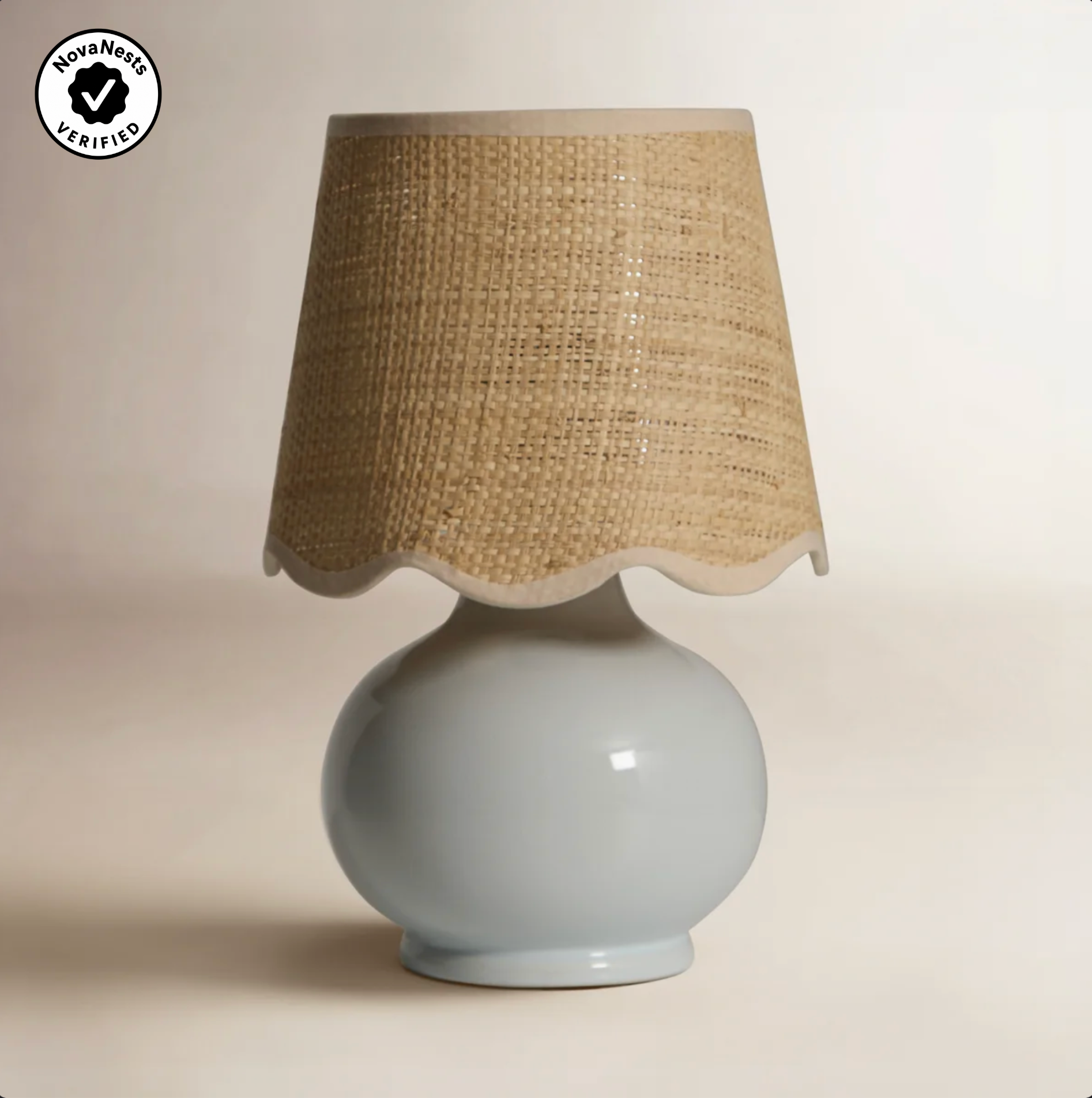 Scallop Shade Table Lamp