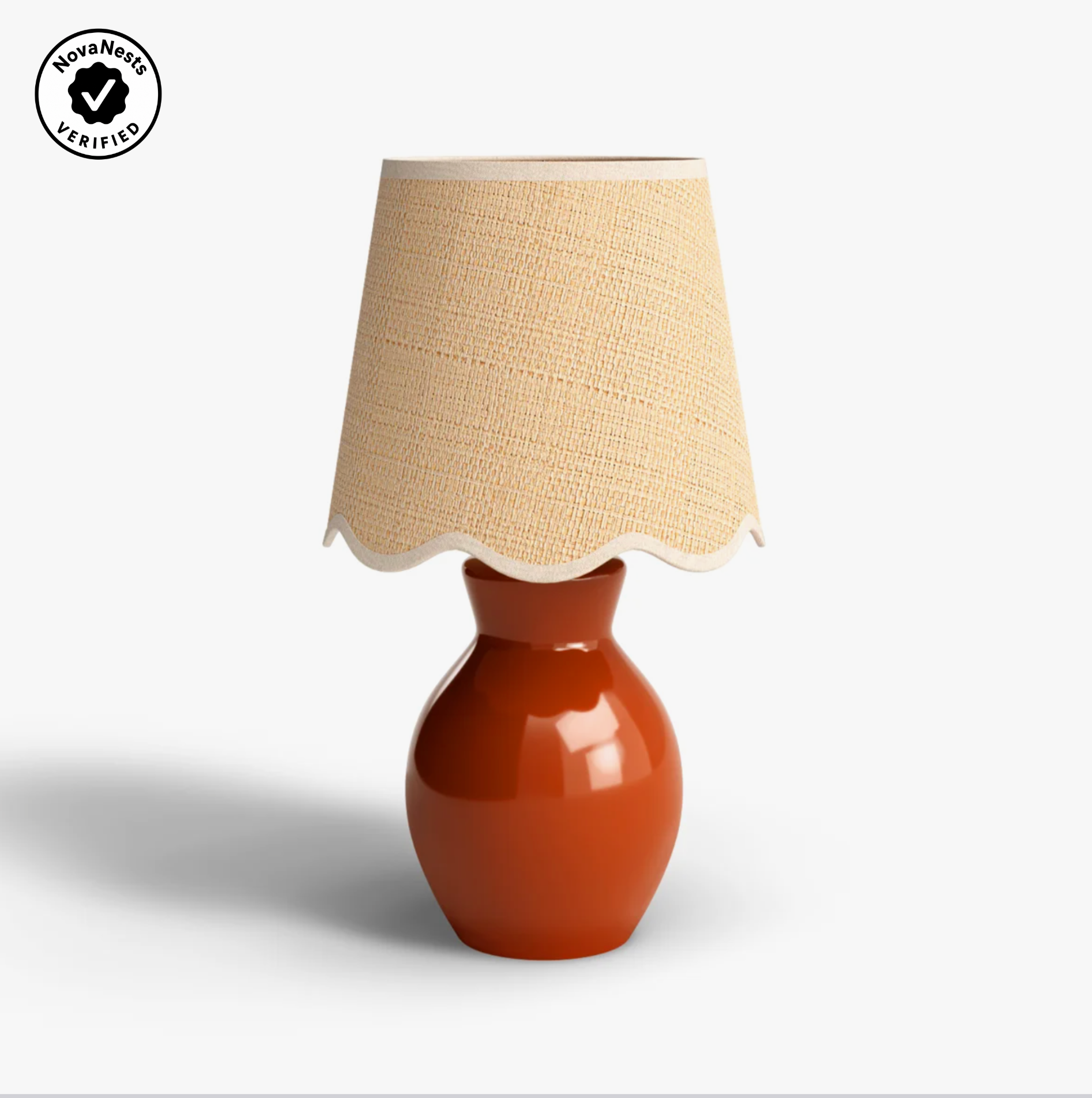 Scallop Shade Table Lamp