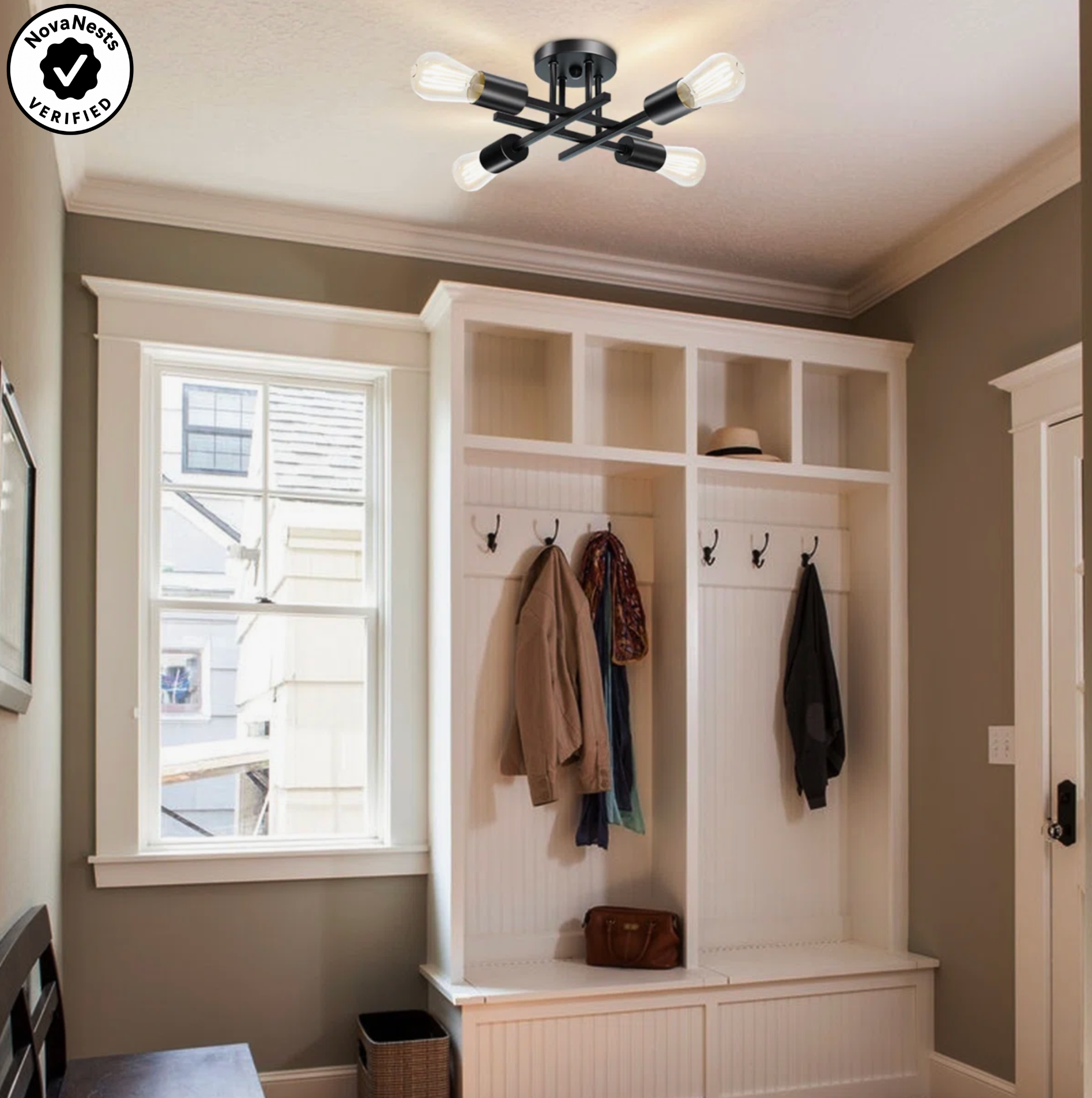 Sputnik Linear Flush Mount