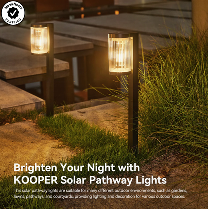 Solar Pathway Lights, IP65 Waterproof