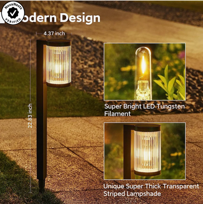 Solar Pathway Lights, IP65 Waterproof